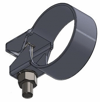 Clamping Piece, exhaust system