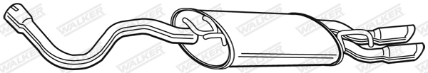 Rear Muffler (22909)