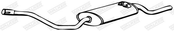 Rear Muffler (16075)