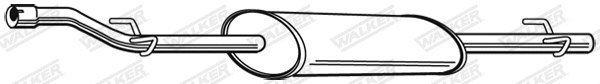 Centre Muffler (23245)