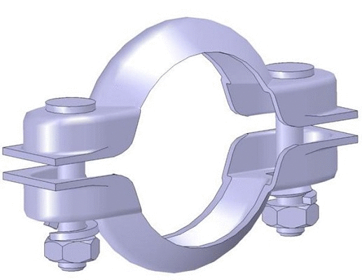 Clamping Piece, exhaust system