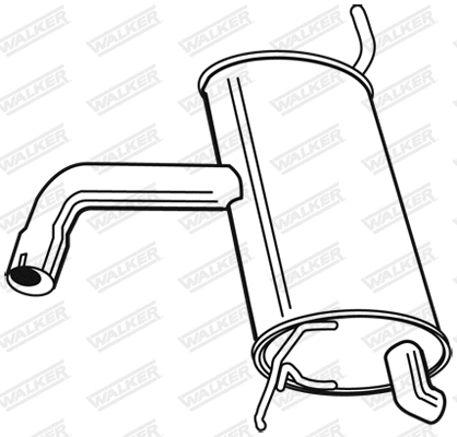 Rear Muffler (23007)