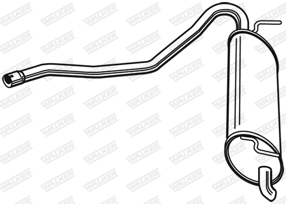 Rear Muffler (23912)