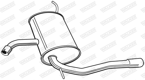 Rear Muffler (23260)