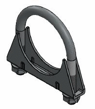 Clamping Piece, exhaust system