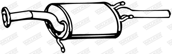 Rear Muffler (13307)