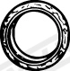 Gasket, exhaust pipe (82952)