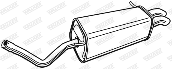 Rear Muffler (72541)