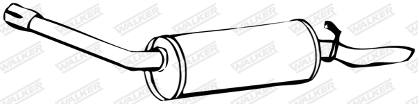 Rear Muffler (13818)