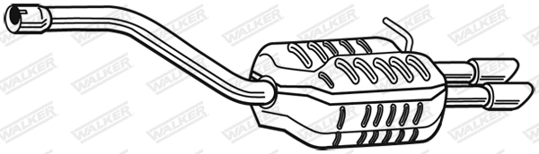 Rear Muffler (25104)