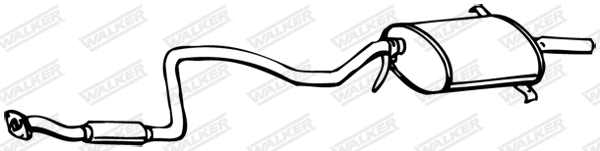 Rear Muffler (15714)