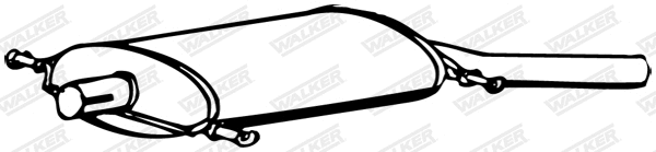 Rear Muffler (70596)