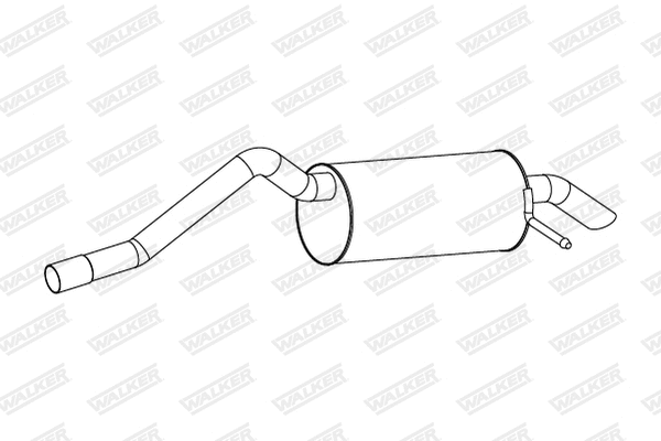 Rear Muffler (25228)