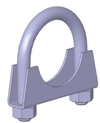 Clamping Piece, exhaust system