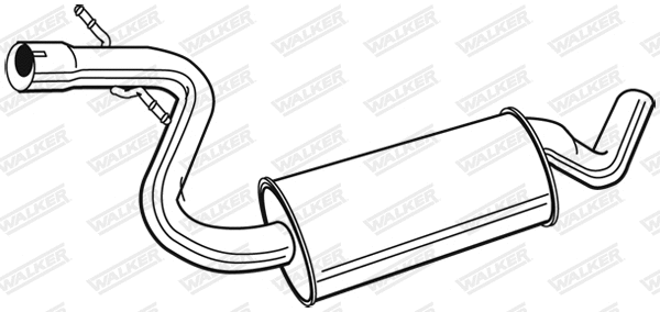 Centre Muffler (22884)