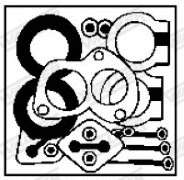 Mounting Kit, exhaust system (16884)