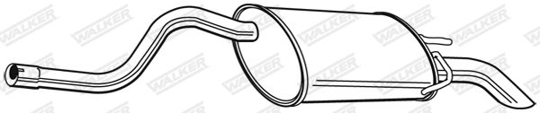 Rear Muffler (23002)