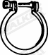 Clamping Piece, exhaust system (86207)