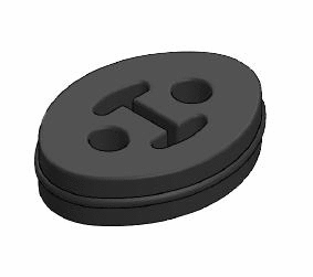 Rubber Strip, exhaust system (80351)
