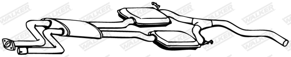 Centre Muffler (14974)