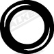 Rubber Strip, exhaust system (81228)