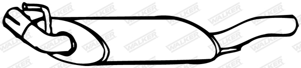 Rear Muffler (21287)