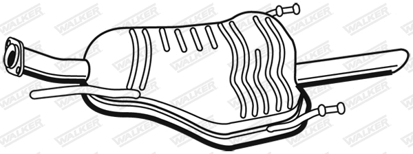 Rear Muffler (22362)