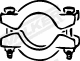 Clamping Piece, exhaust system (82467)