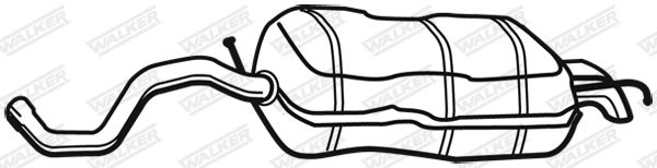 Rear Muffler (21568)