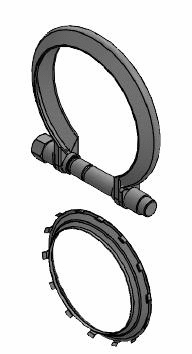 Clamping Piece, exhaust system (80825)