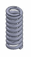 Spring, muffler