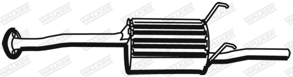 Rear Muffler (17784)