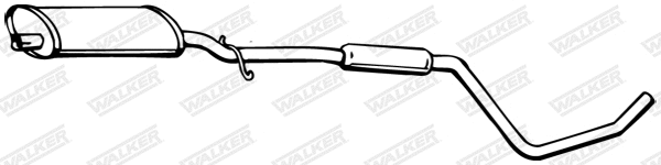 Centre Muffler (13353)