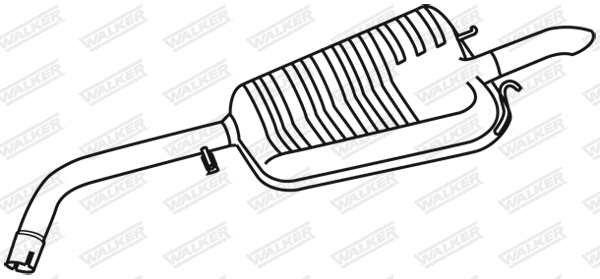 Rear Muffler (70203)