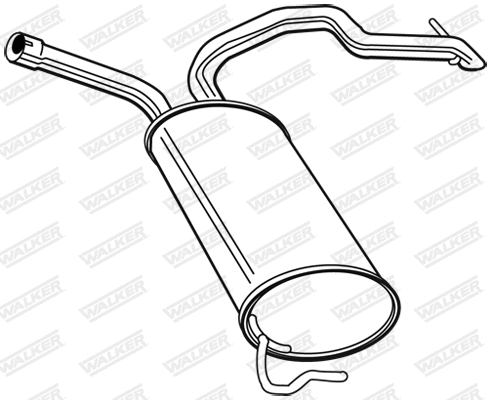 Rear Muffler (22897)