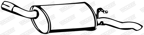 Rear Muffler (07895)