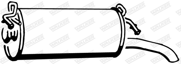 Rear Muffler (17138)