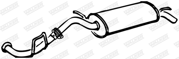 Rear Muffler (15991)