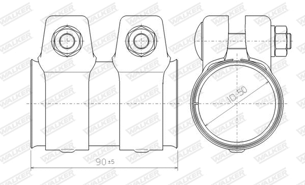 Pipe Connector, exhaust system (86152)