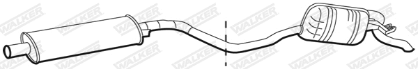 Rear Muffler (21880)