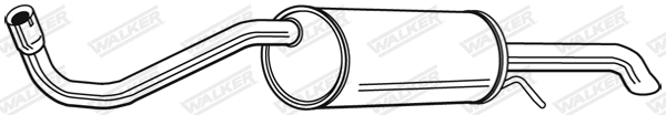 Rear Muffler (23338)