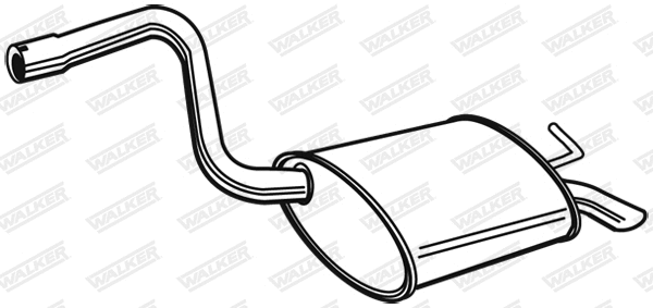 Rear Muffler (23234)