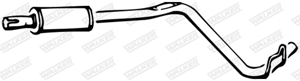 Centre Muffler (13244)