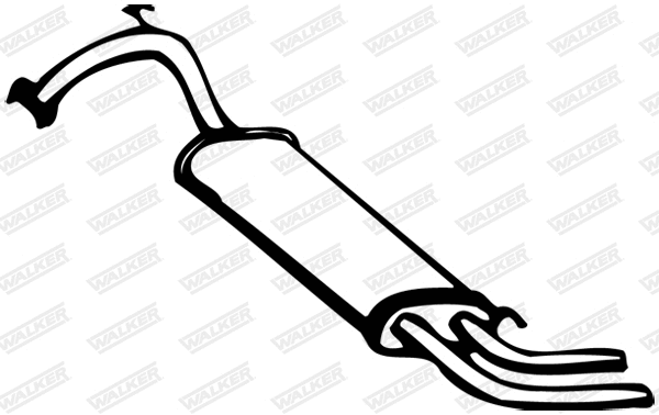Rear Muffler (14750)
