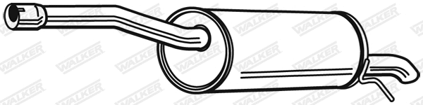 Rear Muffler (25100)
