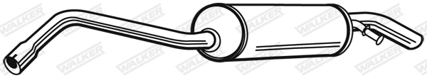 Rear Muffler (19844)