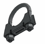Clamping Piece, exhaust system