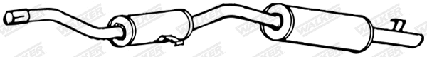 Rear Muffler (16915)