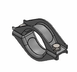 Clamping Piece, exhaust system