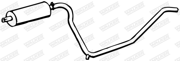 Centre Muffler (09597)